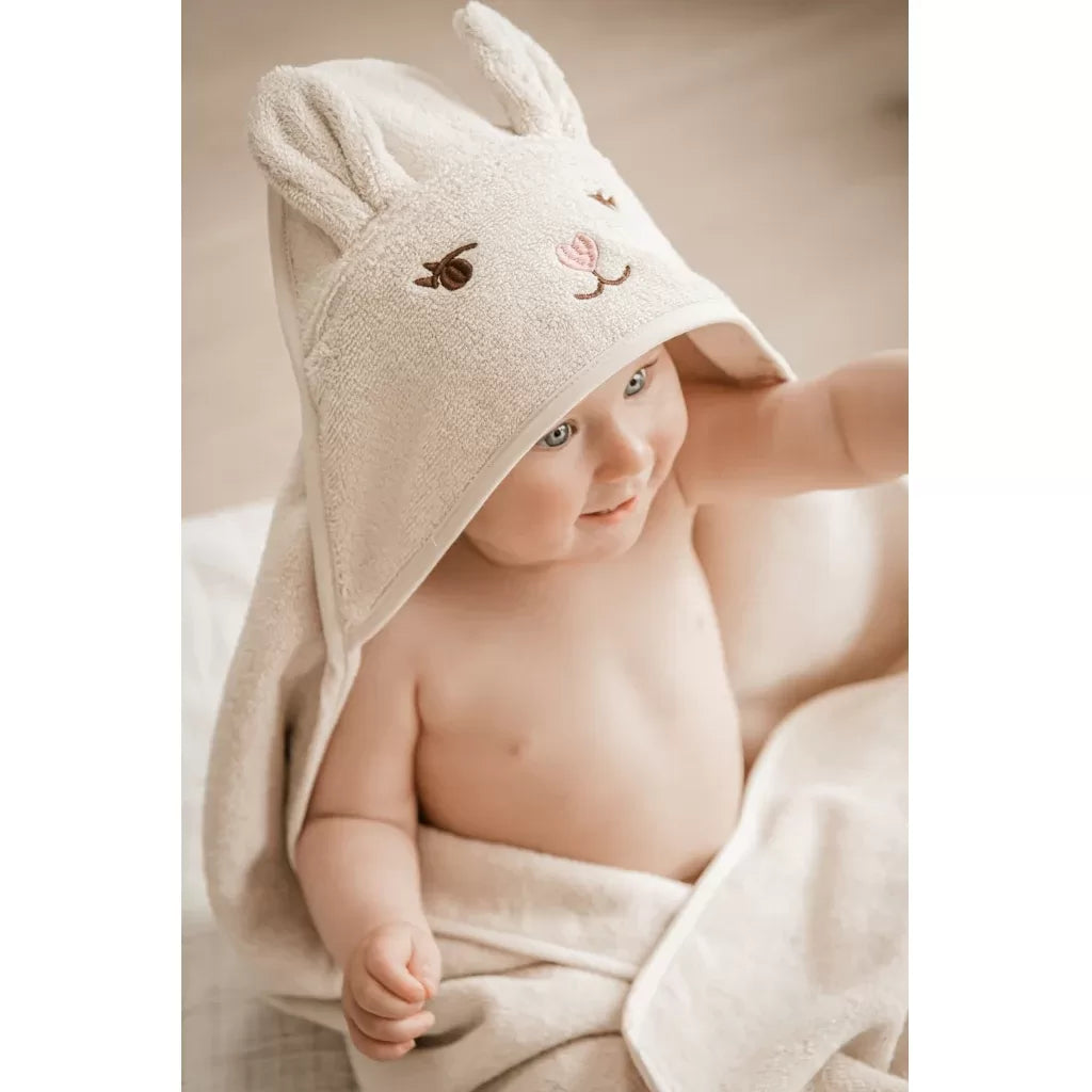 Fabelab Organic TOWEL -  BUNNY ROSE
