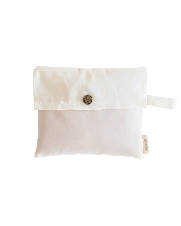 Mrs Ertha Meshies XL Beach Bags - Vanilla