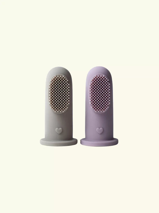 Bebe Bonchic Finger Toothbrush 2-pack Shell/Bloom