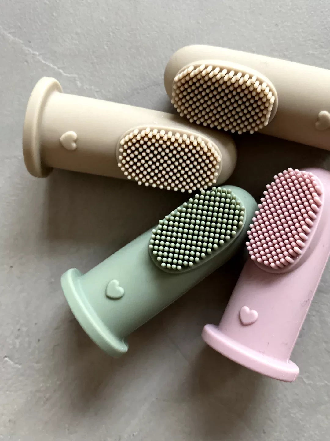Bebe Bonchic Finger Toothbrush 2-pack Shell/Bloom