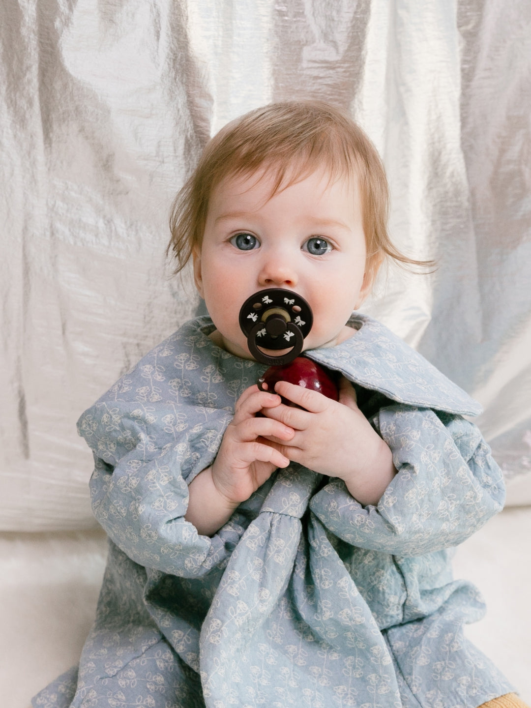 BIBS Retro Holiday Colour Round Pacifiers 2pcs - Bow