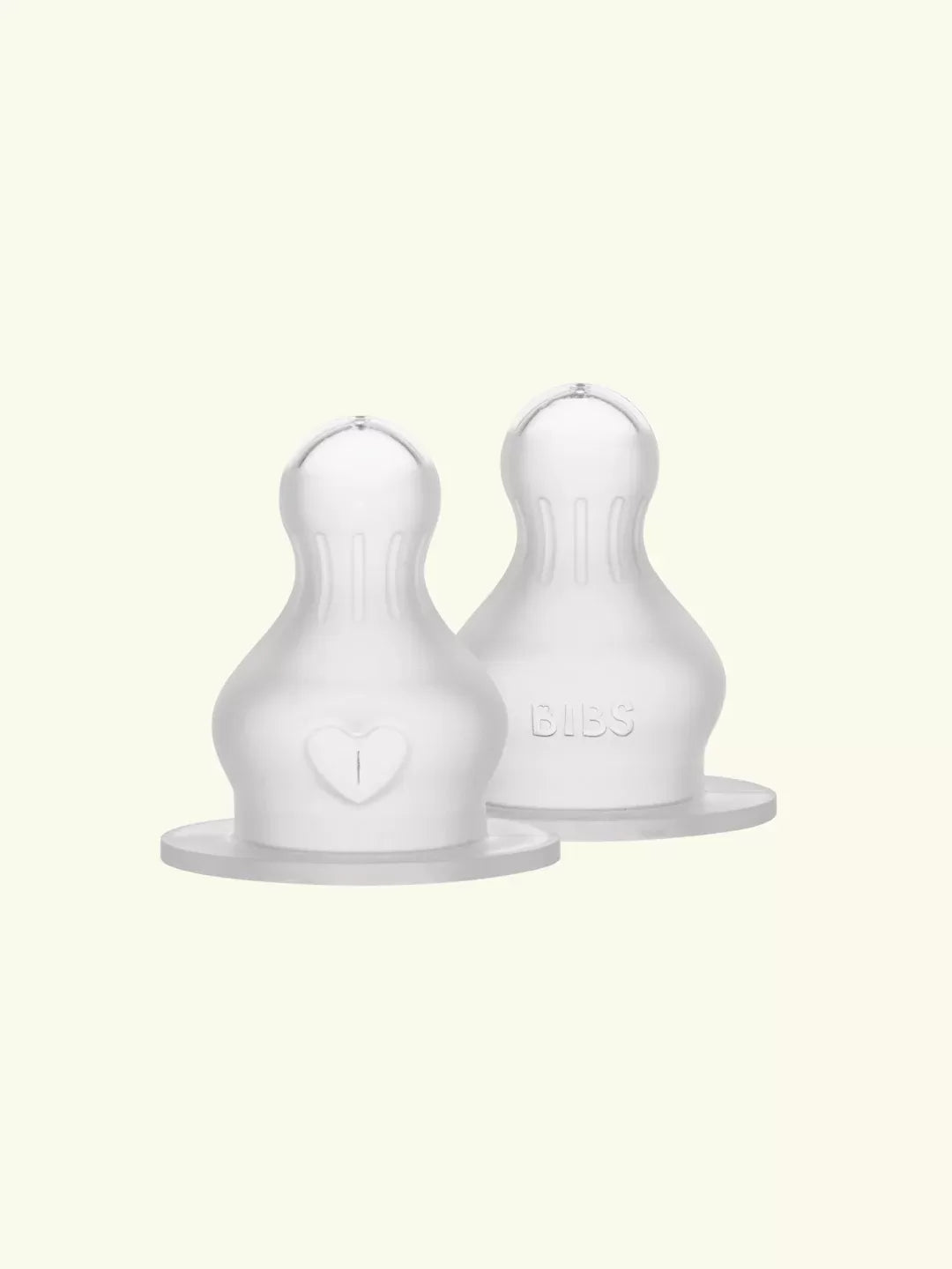 BIBS Silicone Bottle Nipple 2 pcs - Medium flow
