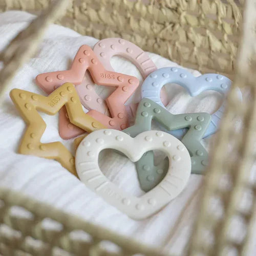 BIBS Baby Bitie Graužamā Rotaļlieta Mazulim - Sage Star
