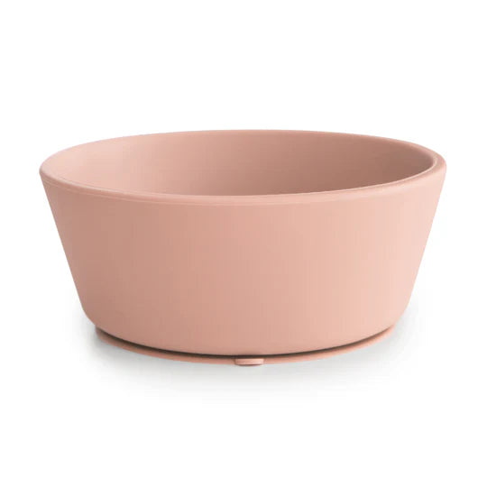 Mushie silikona bļodiņa Blush