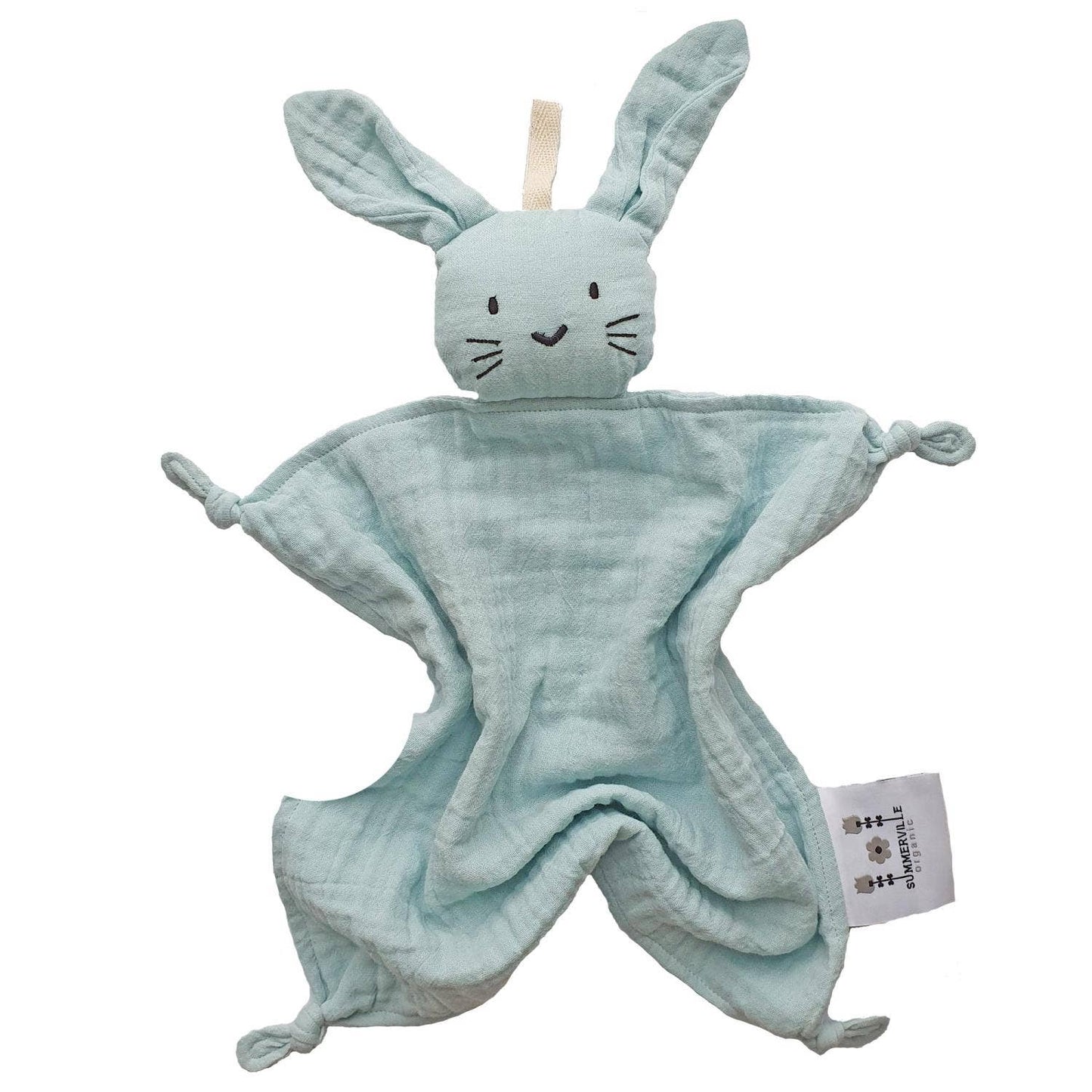 Organic Cuddly Rabbit Ice Blue