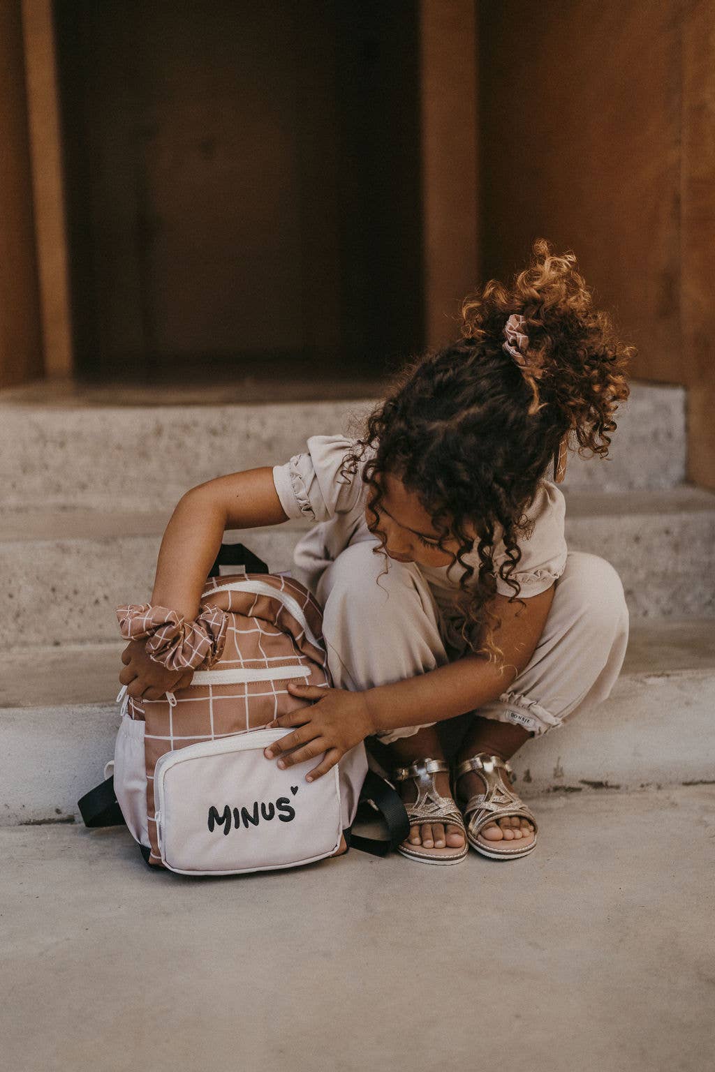 Preschool bag - Milo - caramel