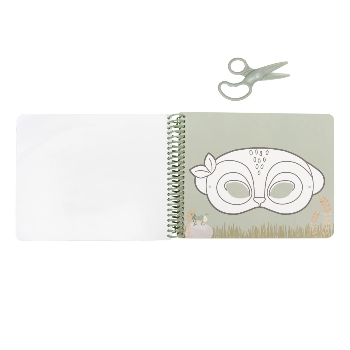 Little Dutch Masks Craft Book with Scissor ´Safari Friends´