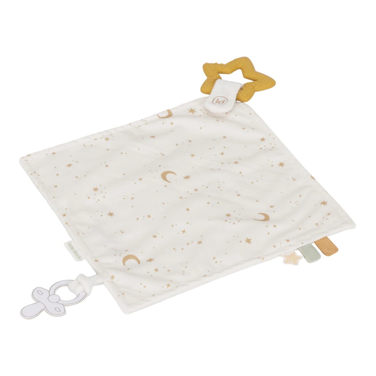 Little Dutch Cuddle Cloth with Teething Ring ´Newborn Naturals´ GRS