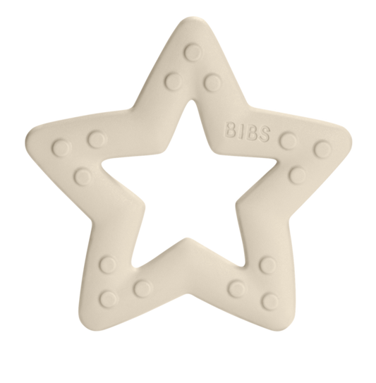 BIBS Teether Star Ivory