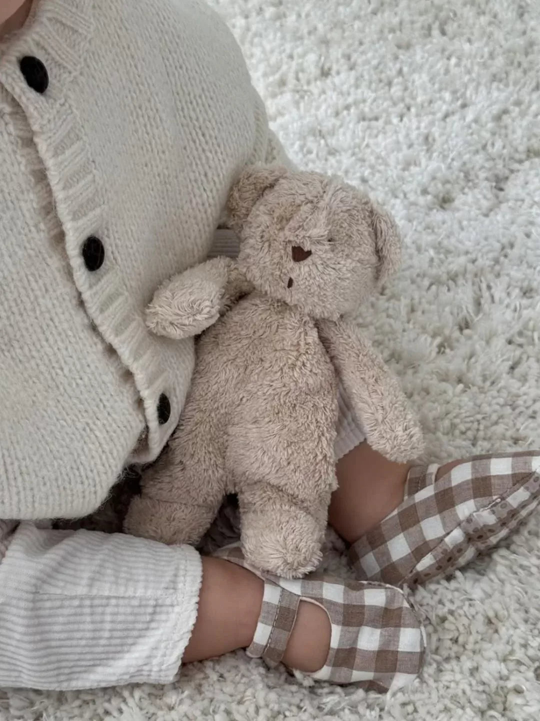 Moonie Sensory Little Teddy - Cappuccino
