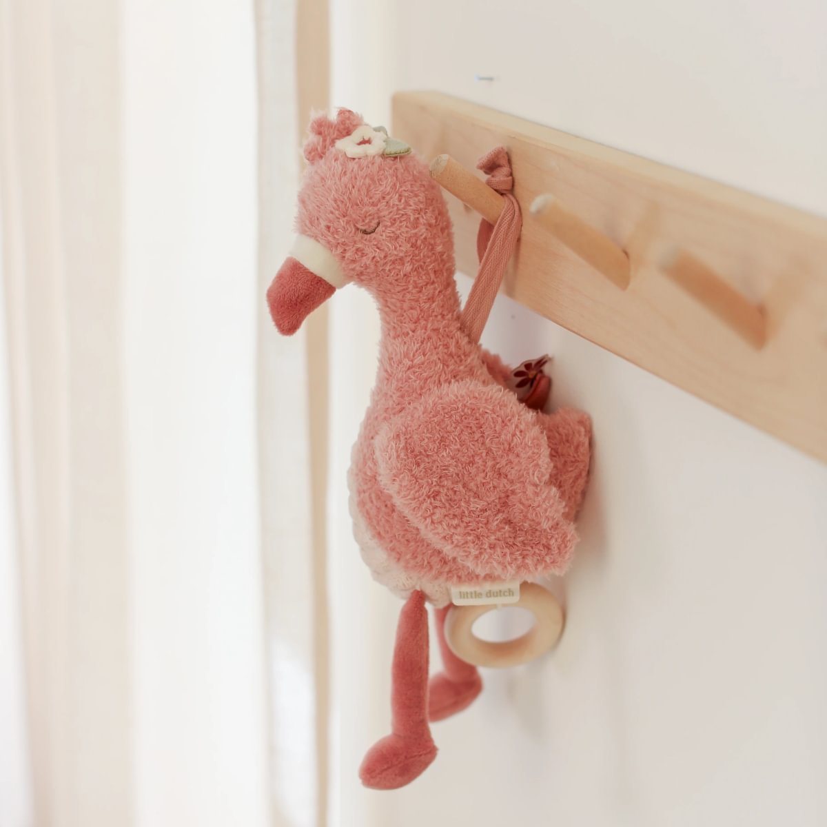 Little Dutch muzikālā rotaļlieta Flamingo “Safari Friends” GRS