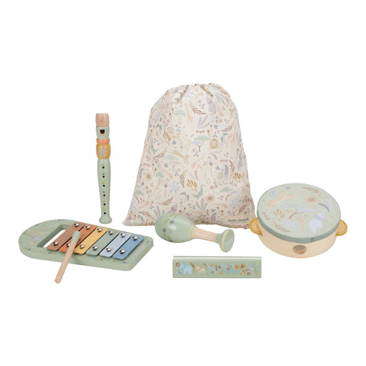 Little Dutch Mūzikas instrumentu komplekts ´Safari Friends Green´ FSC