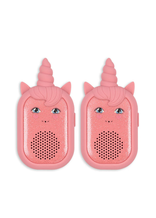 Konges Slojd GLITTER UNICORN WALKIE TALKI Pink