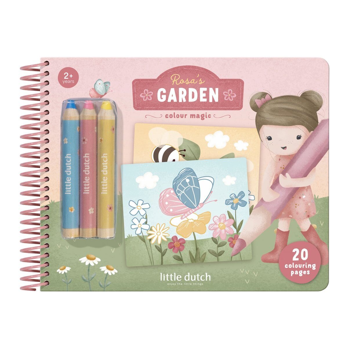 Little Dutch Colour Magic Book ´Rosa & Friends´