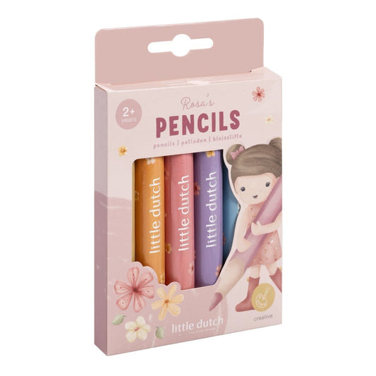 Little Dutch Wooden Pencils ´Rosa & Firends´