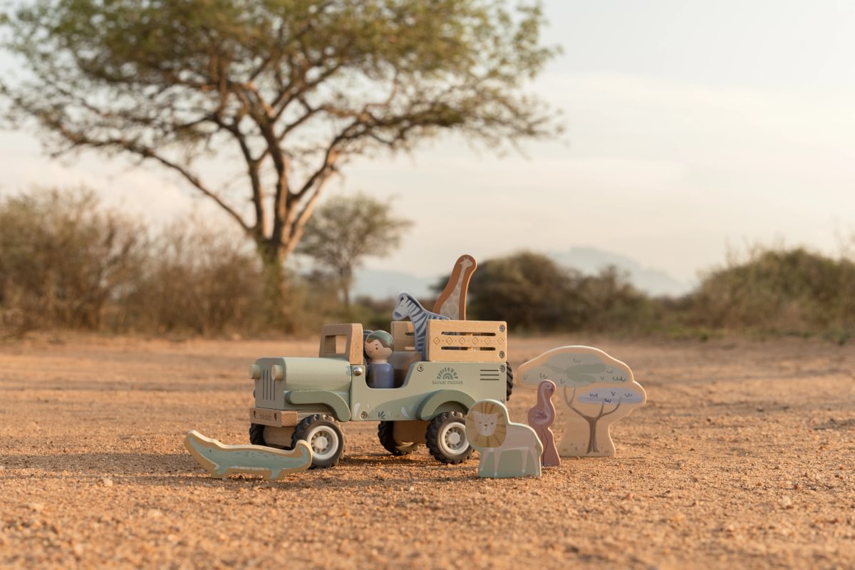 Little Dutch Shape Sorter Safari Car  ́Safari Friends ́ FSC
