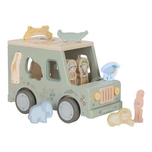 Little Dutch Shape Sorter Safari Car  ́Safari Friends ́ FSC