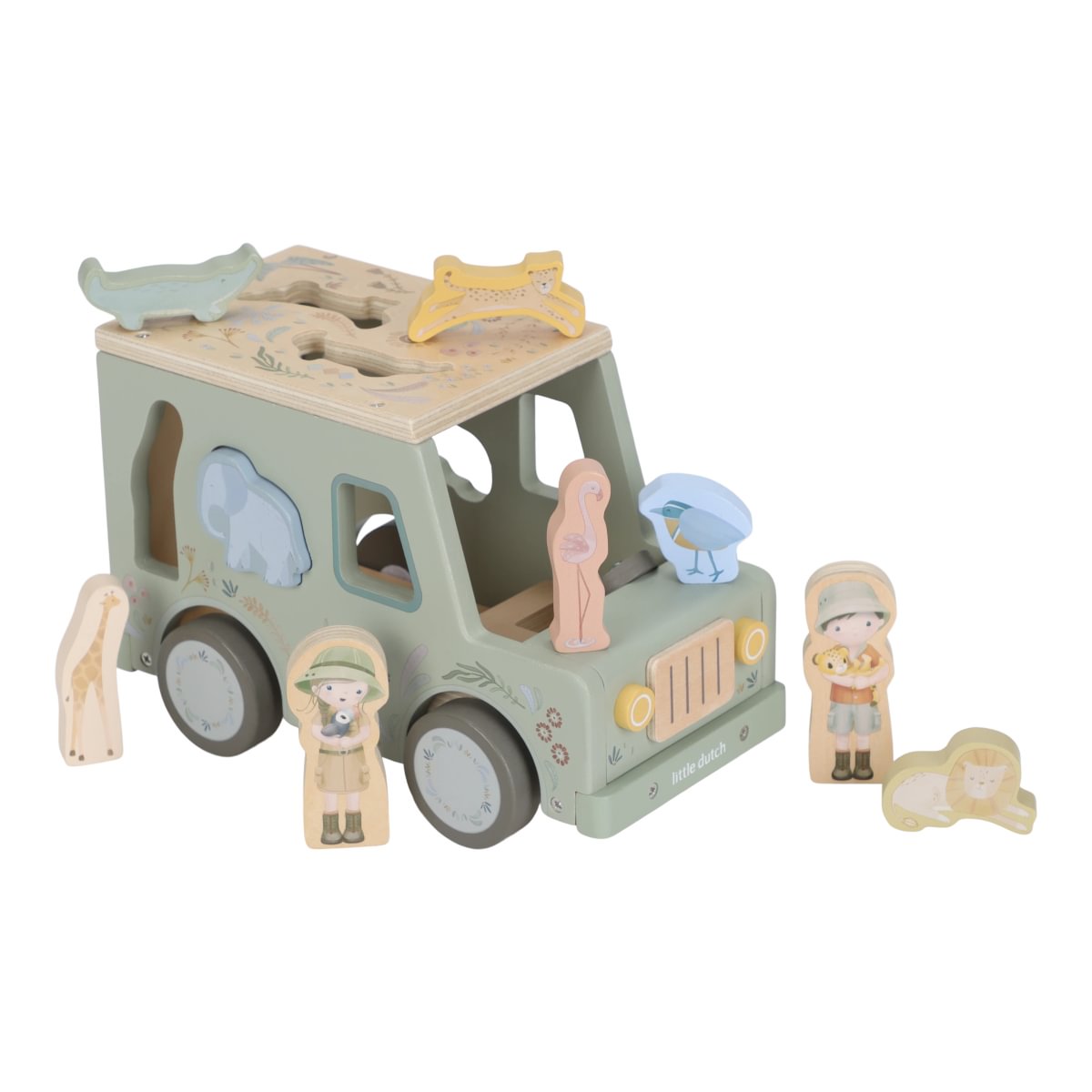 Little Dutch Shape Sorter Safari Car  ́Safari Friends ́ FSC