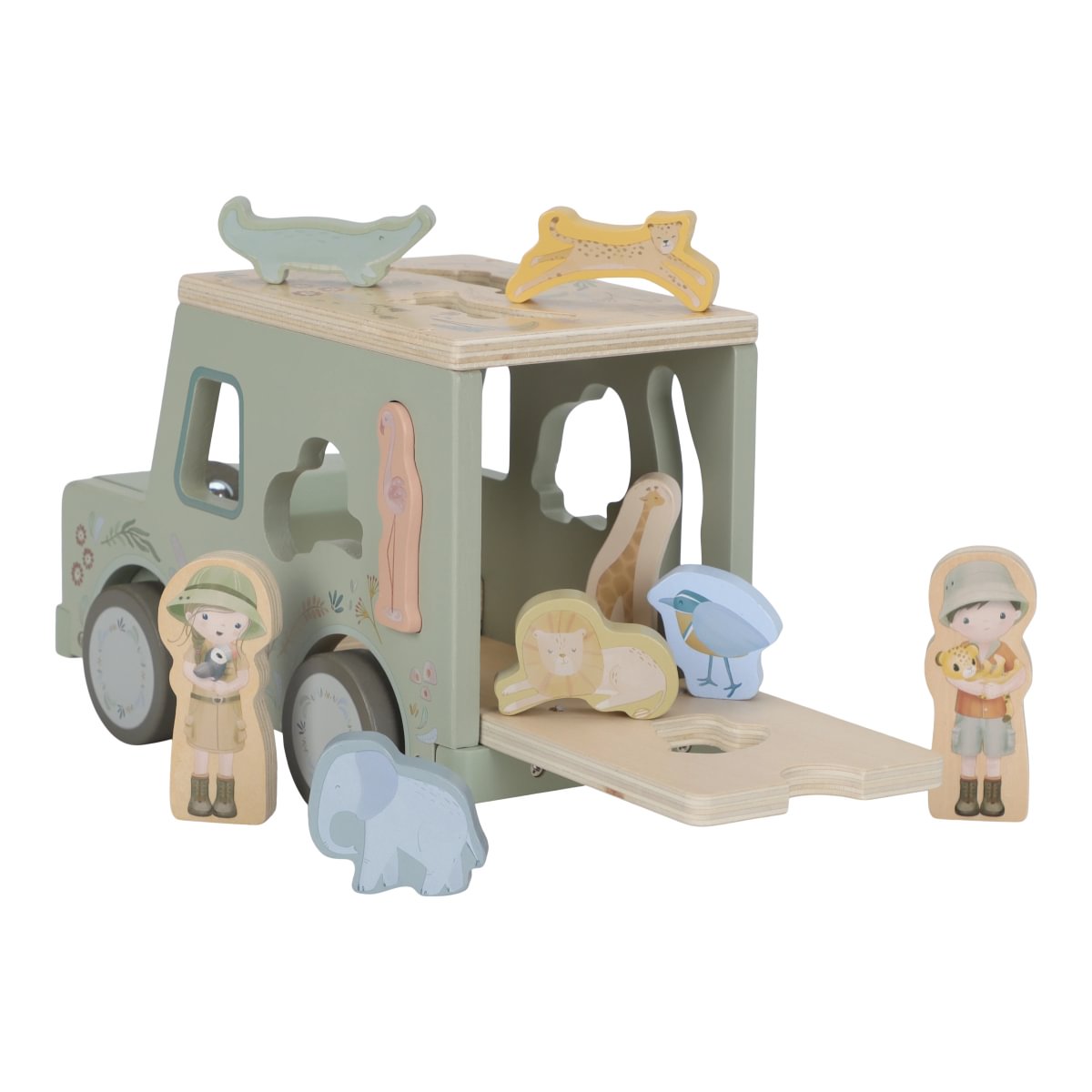 Little Dutch Shape Sorter Safari Car  ́Safari Friends ́ FSC