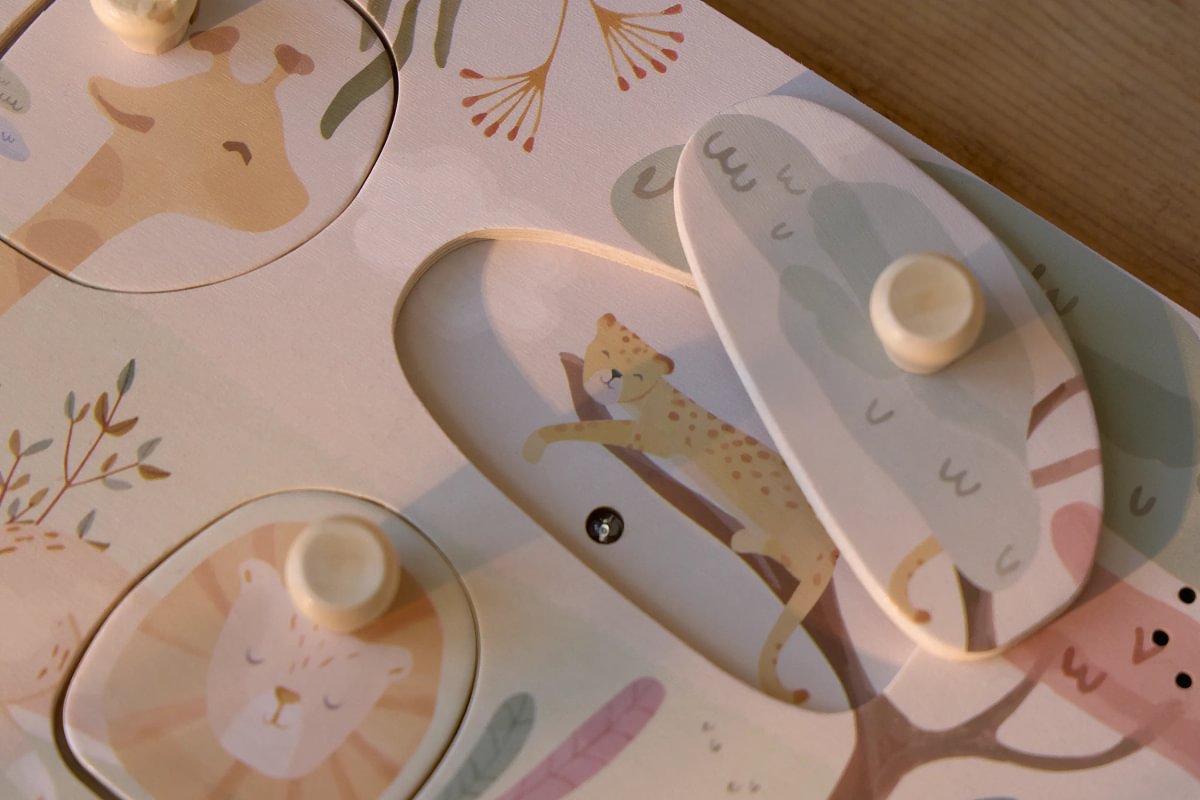Little Dutch Sound Puzzle ´Safari Friends´ FSC wood