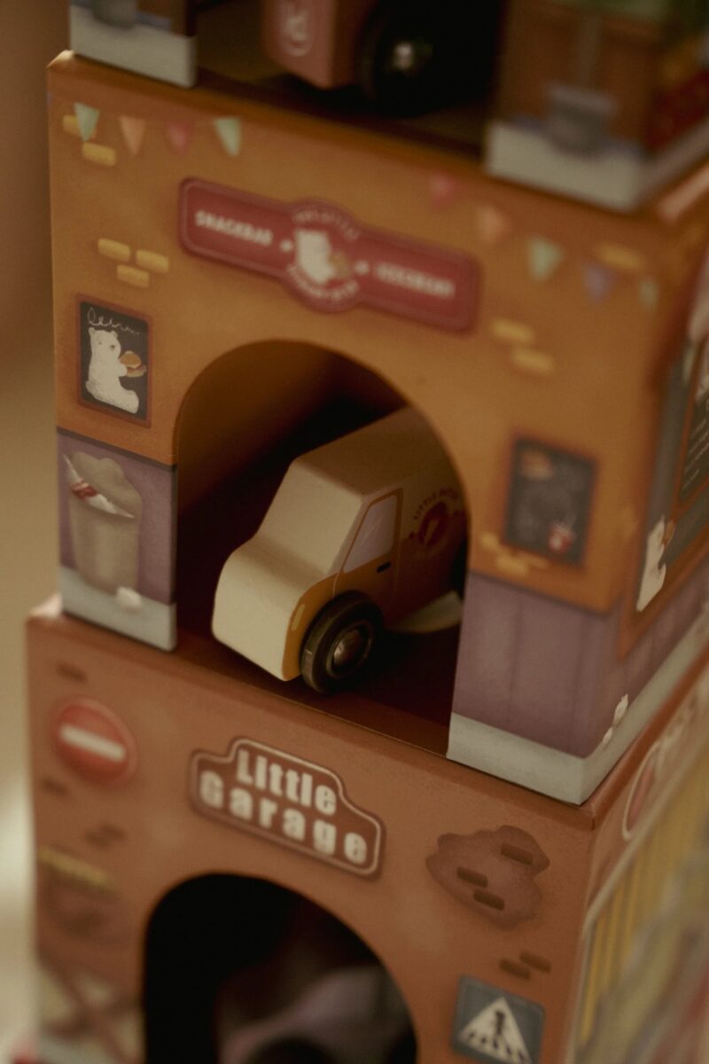 Little Dutch Stacking Blocks with Cars FSC
