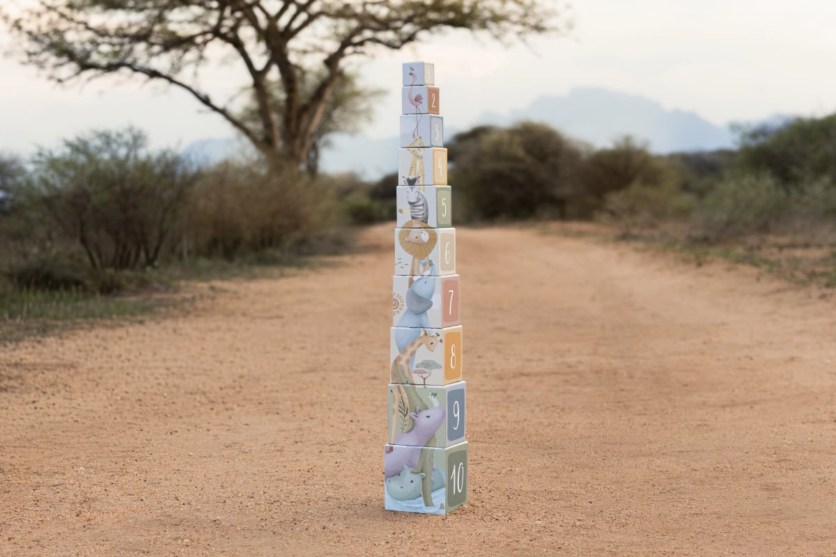 Little Dutch Stacking Tower  ́Safari Friends ́ FSC