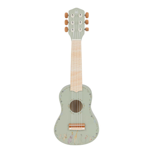 Little Dutch Wooden Guitar ´Safari Friends Green´ FSC