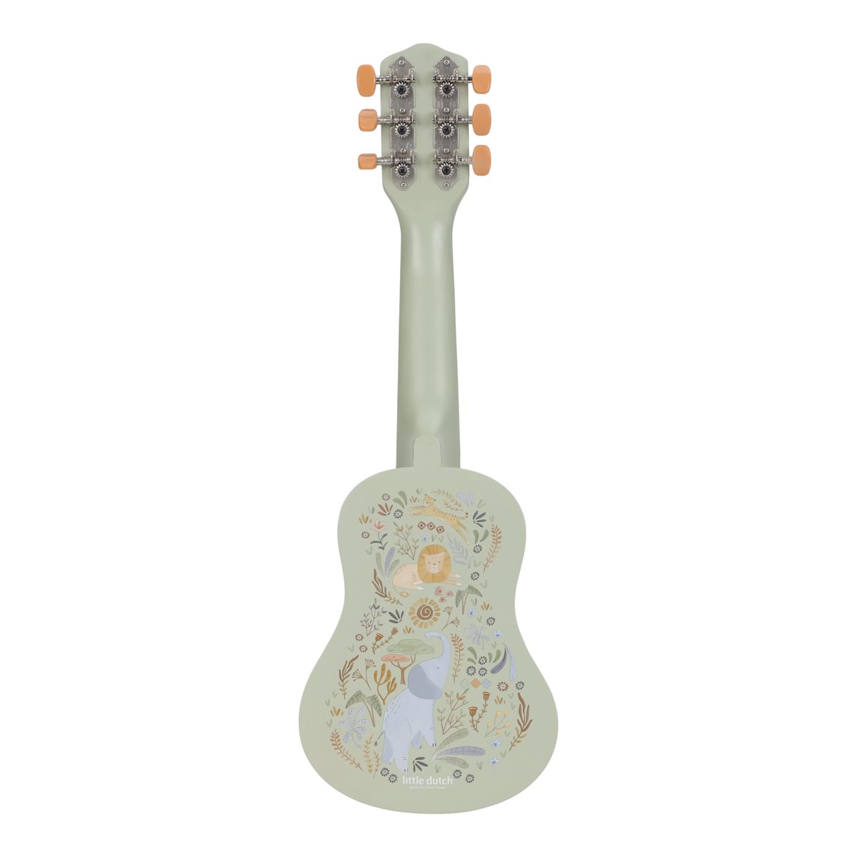 Little Dutch Wooden Guitar ´Safari Friends Green´ FSC