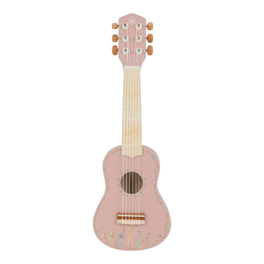 Little Dutch Wooden Guitar ´Safari Friends Pink´ FSC