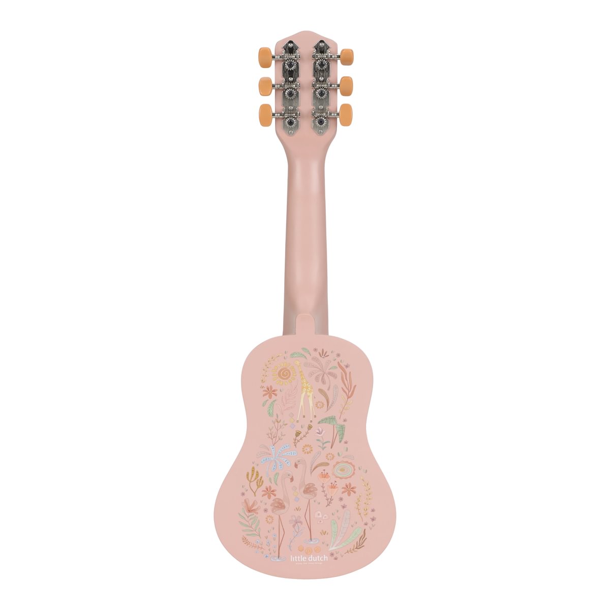 Little Dutch Wooden Guitar ´Safari Friends Pink´ FSC
